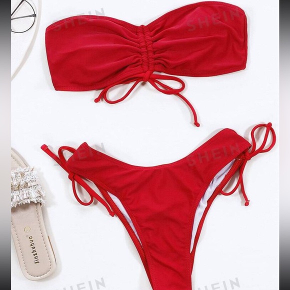 Red SHEIN bikini NWOT - Picture 3 of 3